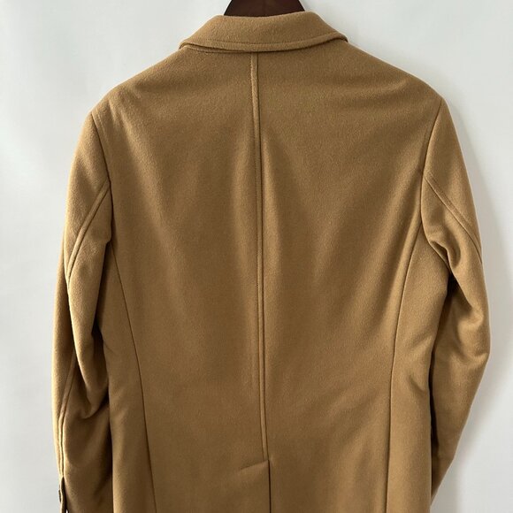 Tan Banana Republic Men's Medium Wool Blend Jacket - Picture 4 of 12